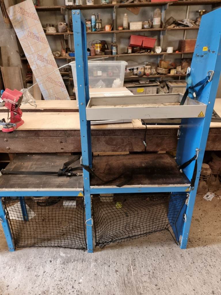 Metal van racking/shelving