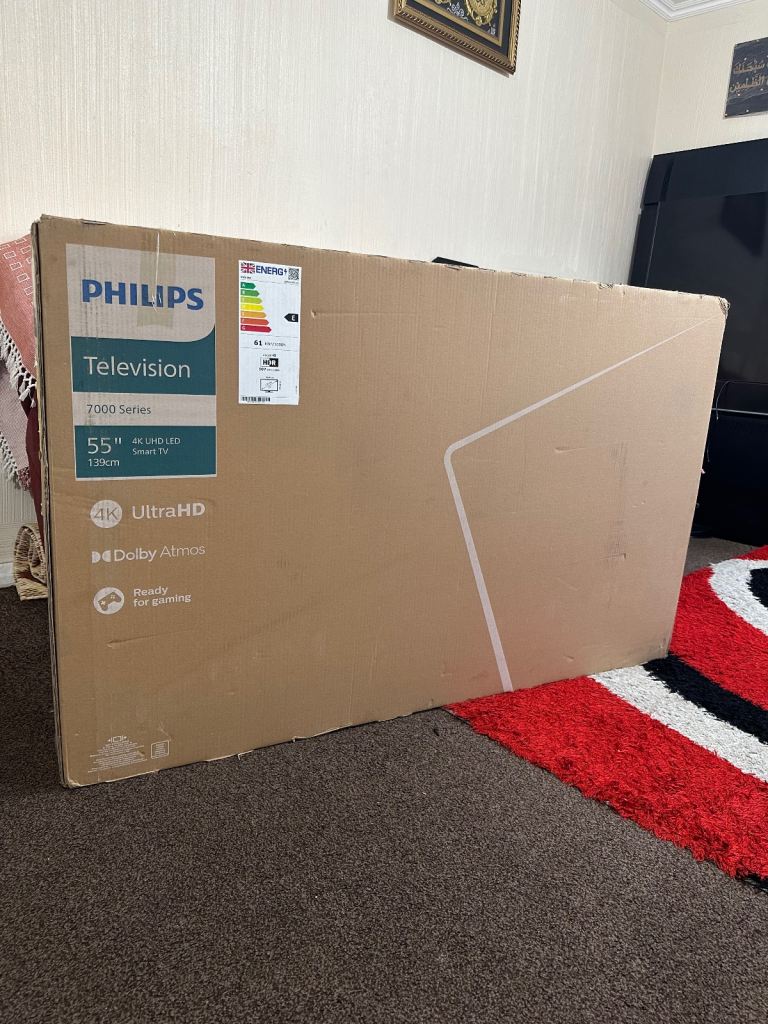 BRAND NEW PHILIPS 55 inch Smart 4K Ultra HD HDR LED 55PUS7009 TV