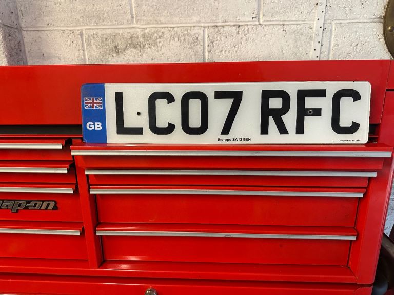 LC07RFC private plate on retention ready to transfer 