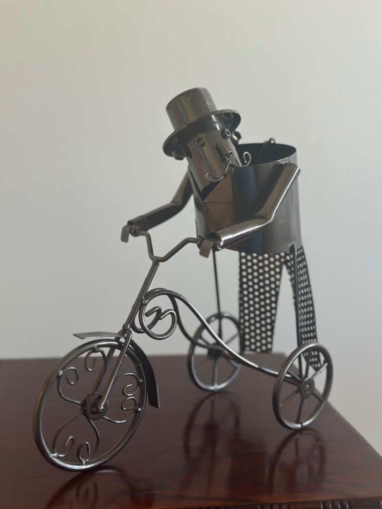 Cyclist Wine Holder