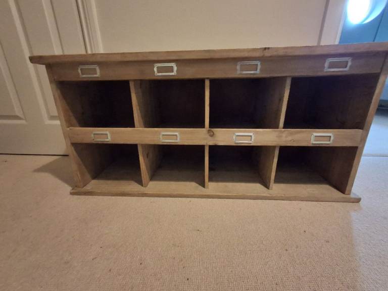 Beautiful wooden shoe rack - free