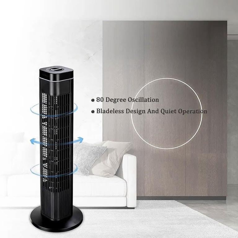 Neo 29 Inch Oscillating Tower Fan | Black | Brand New