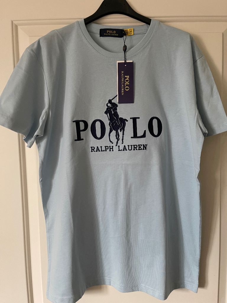 New T-Shirt – Light Blue, Size M