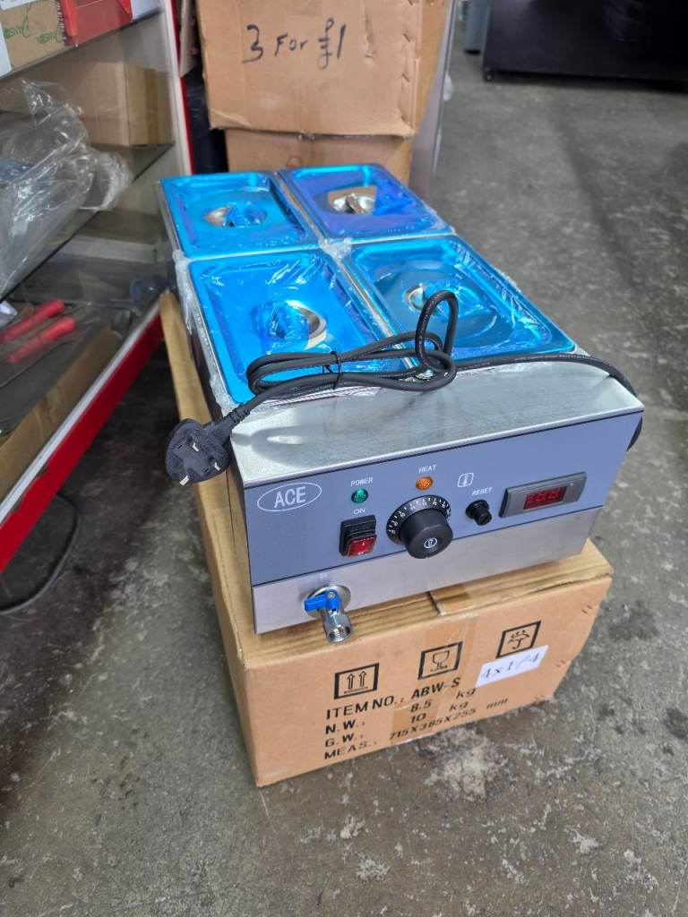 Bain marie wet heat food warmer 2pot 3pot & 4pots available