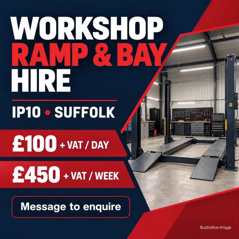 Workshop ramp & Bay Hire