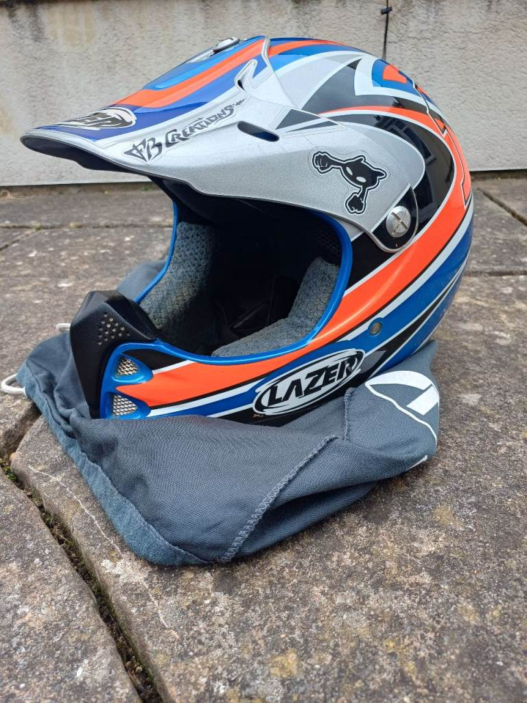 Motorcross motorbike helmet size large