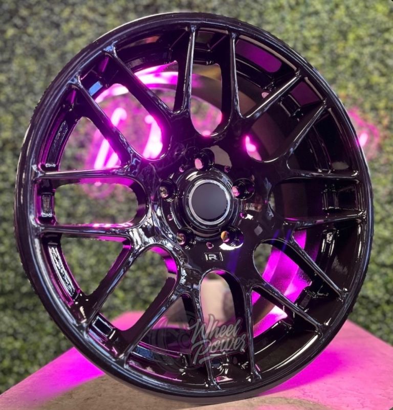 18” BMW Alloys New Gloss Black Staggered Wider Rear Wheels