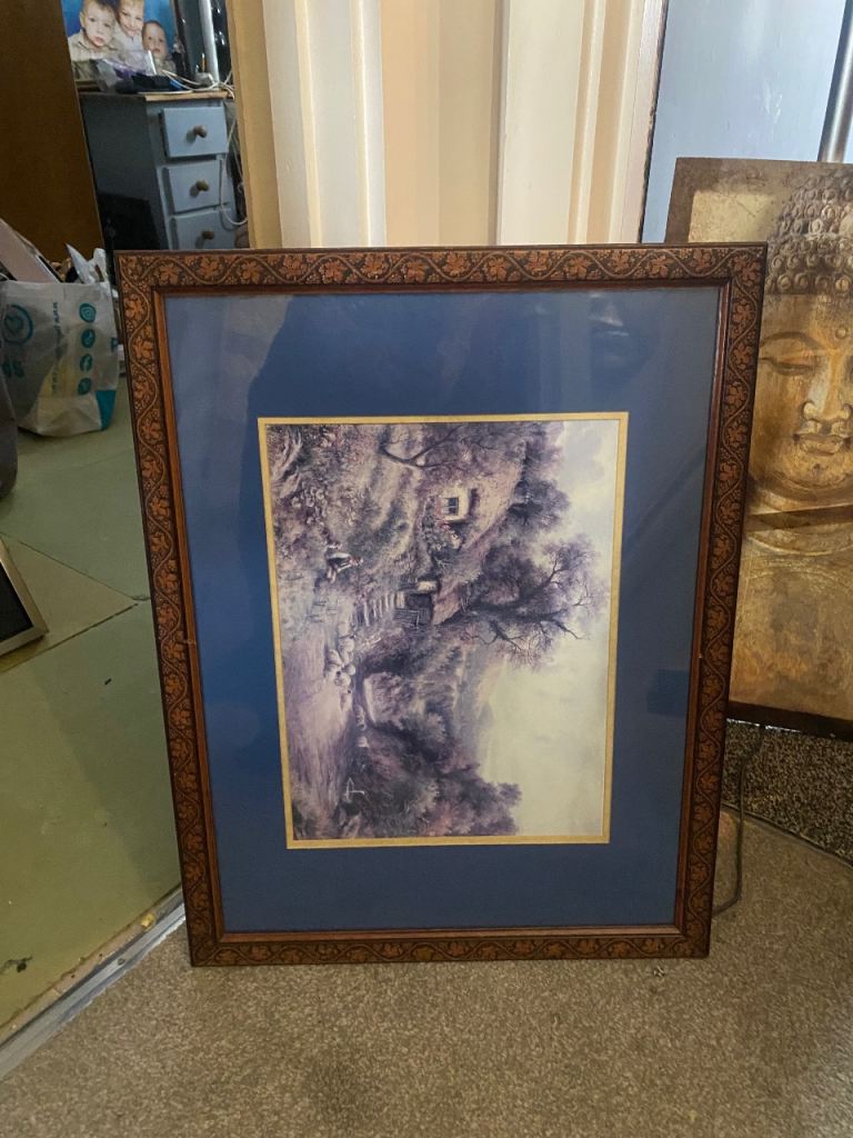 Two Framed Wall Art Paintings