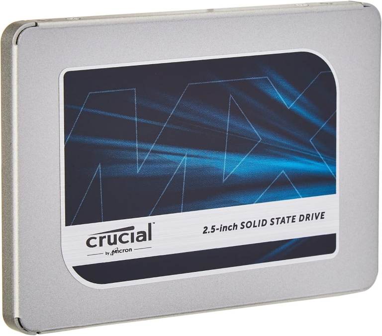 CRUCIAL MX500 500GB SSD 2.5 inch HARD DRIVE 100% HEALTH LOW HOURS USAGE