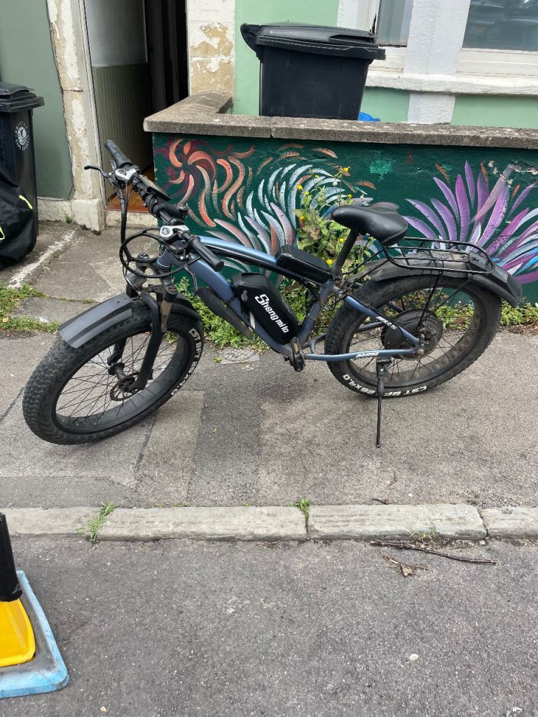 Shengmilo E-bike with Key, 48v2a Battery, Fat Tyres