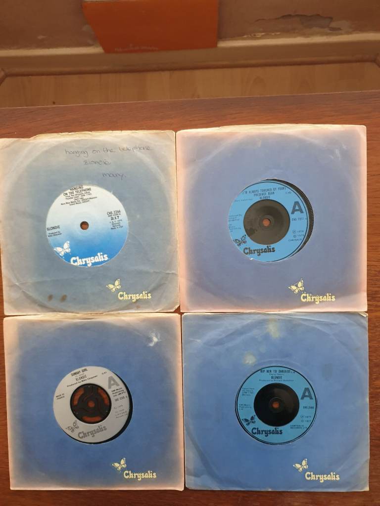 BLONDIE 7 INCH SINGLES 