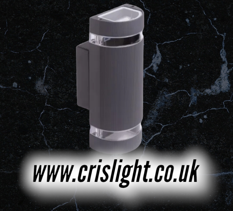 image for Outdoor Modern Half Cylinder Up & Down Wall Light IP54 - Dark Grey