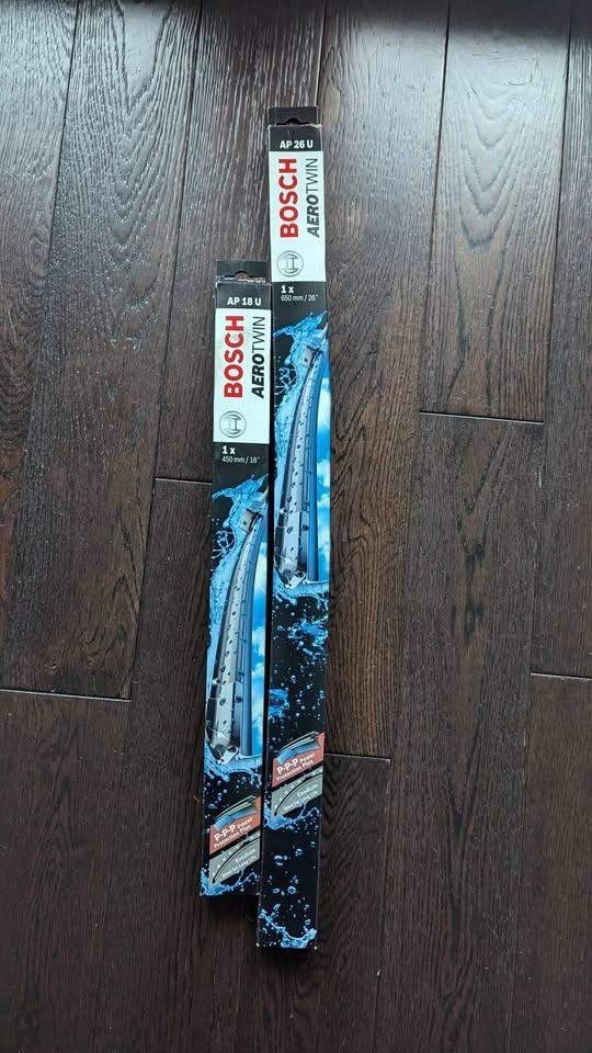 Bosch aerotwin windscreen wiper blade set ap18u ap26u
