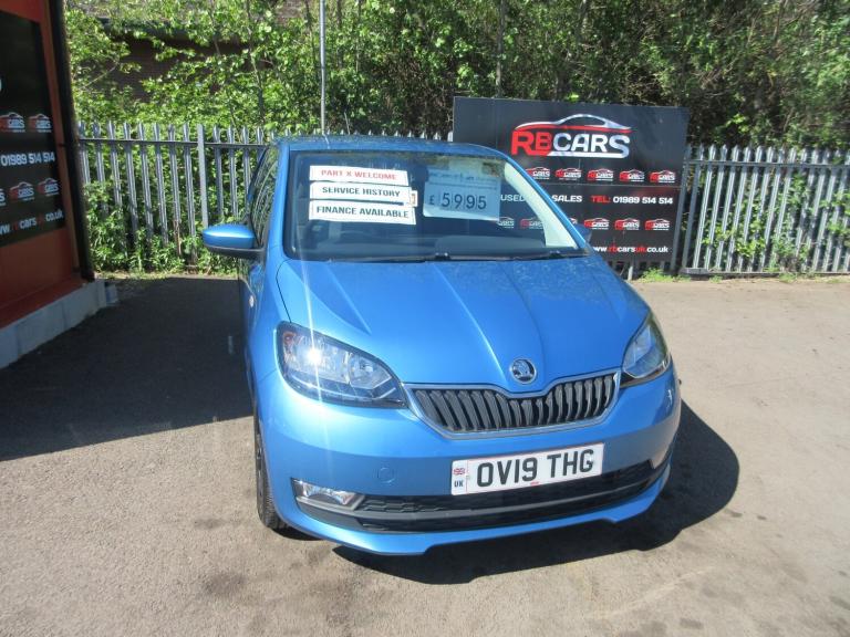 2019 Skoda Citigo 1.0 MPI GreenTech Colour Edition 3dr HATCHBACK Petrol Manual