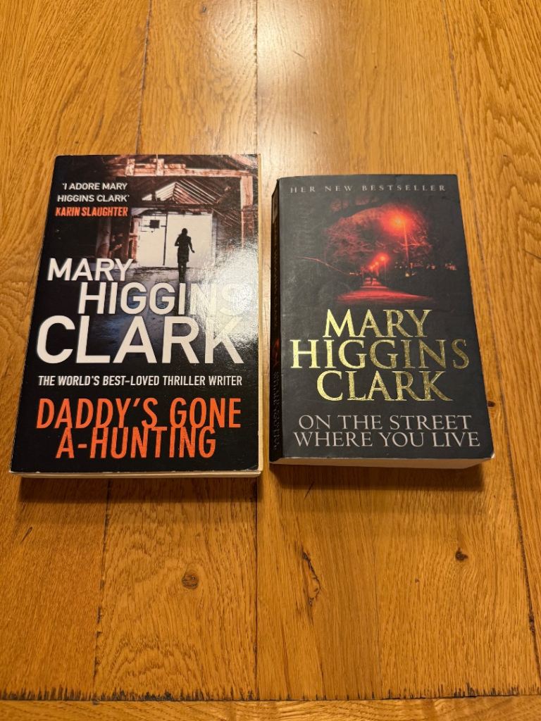 Two used Mary Higgins Clarke Paperback Books