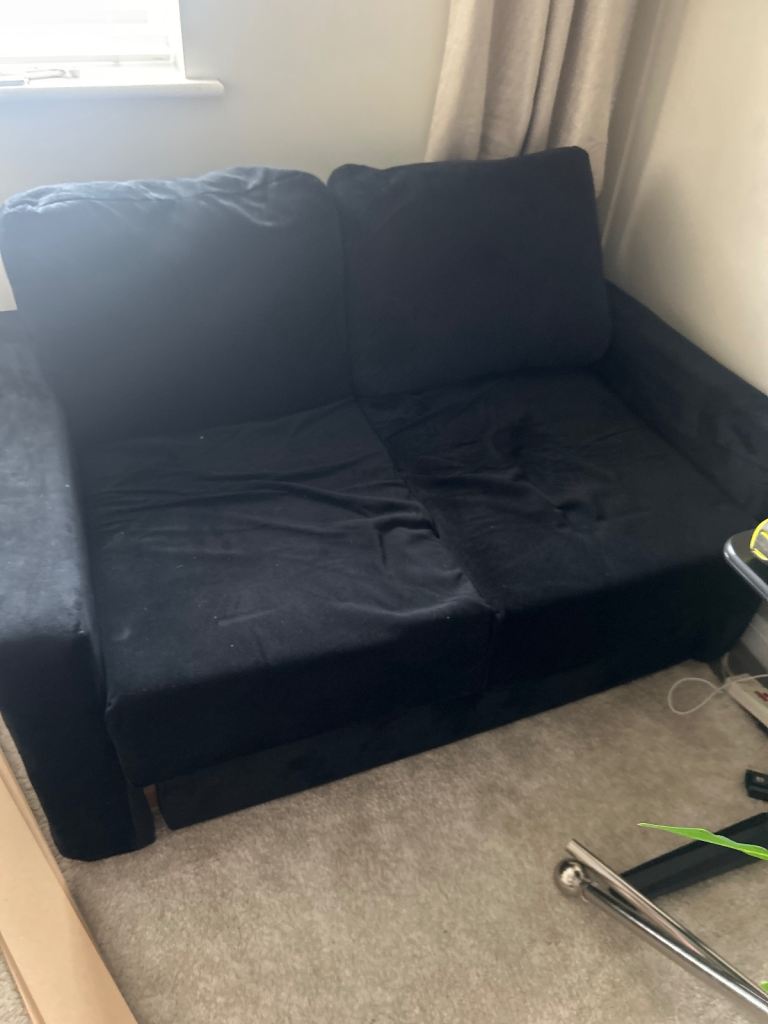  black sofa bed 