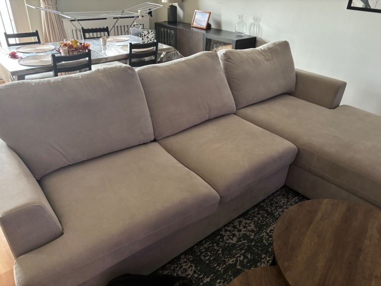 DFS Large Corner Sofa with Storage 