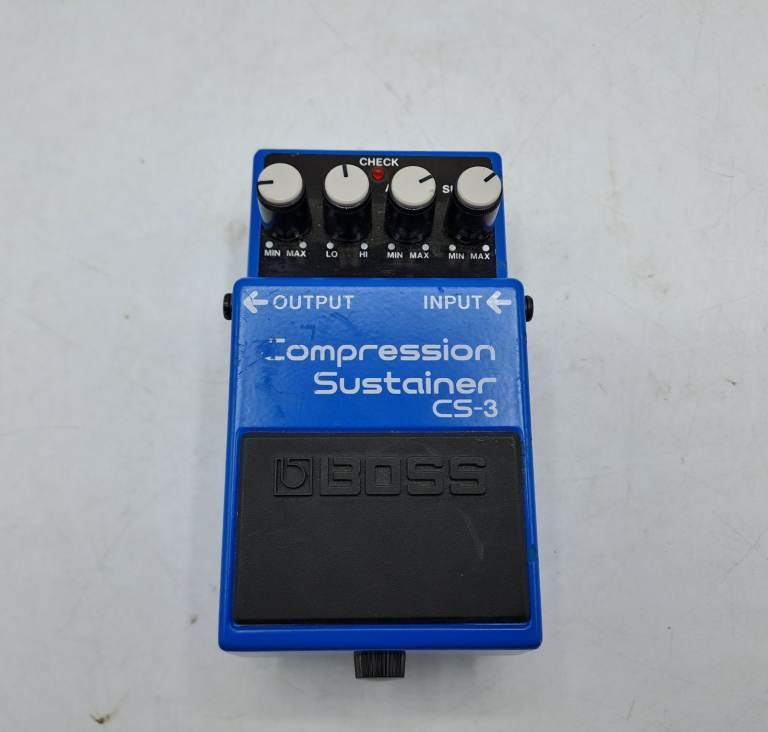 EFFECTS PEDAL-BOSS-COMPRESSION SUSTAINERS CS-3,S