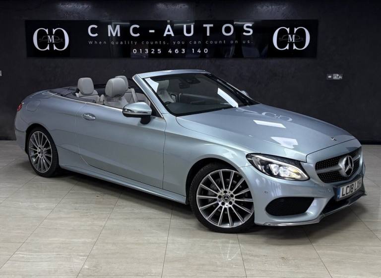 2018 Mercedes-Benz C Class 2.0 C200 AMG Line (Premium Plus) Cabriolet 2dr Petrol G-Tronic+ Euro 6...