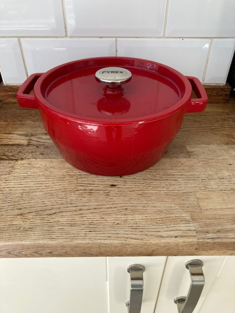 Pyrex Cast Iron Cooking Pot