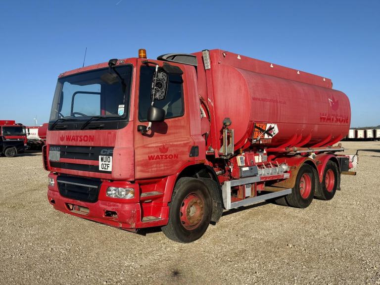 2010 DAF CF 75 310 19,000 LITRE 6X4 FUEL TANKER 