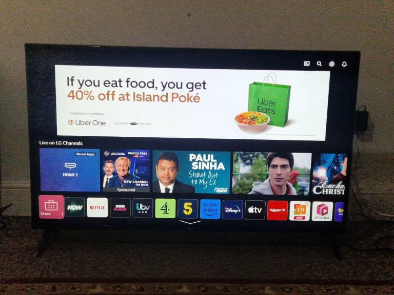 LG Smart TV HDR 4K Ultra HD Led 49 inches for sale 