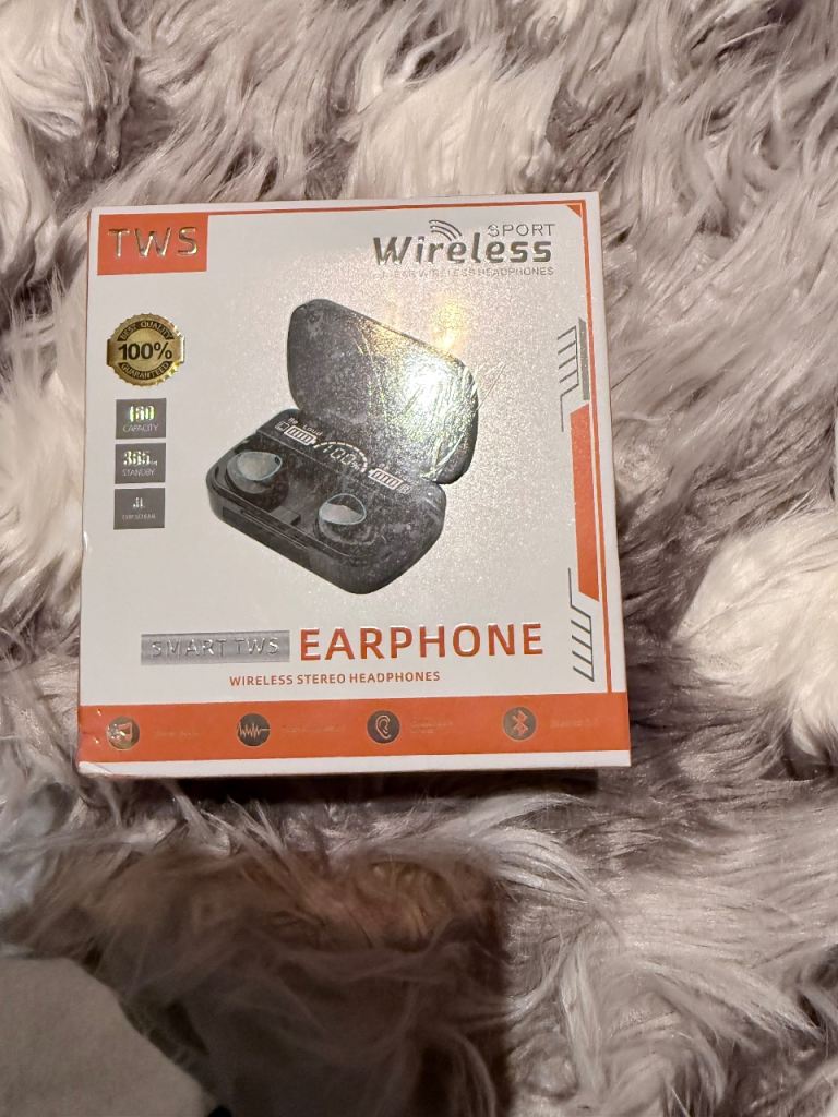 Ear phones. 