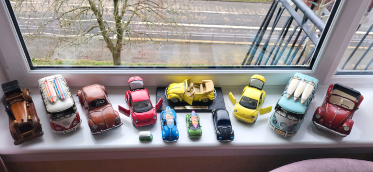 VW model car collection 