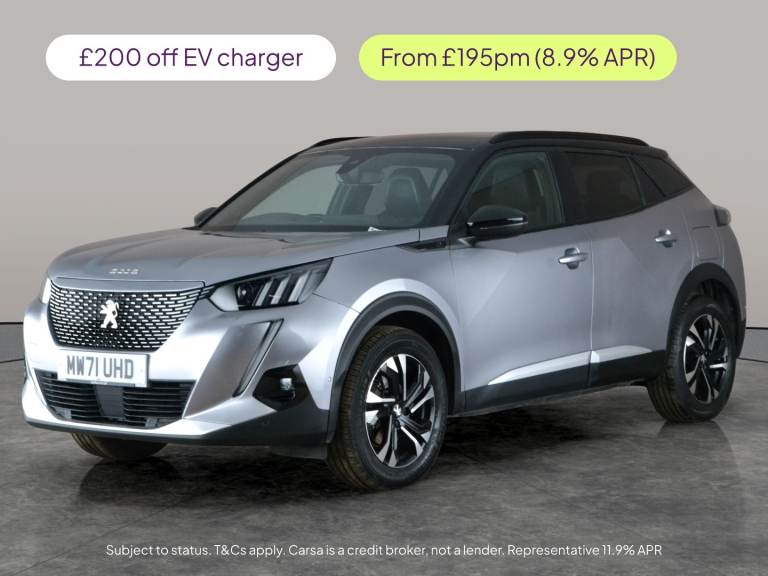 2021 Peugeot 2008 100kW GT 50kWh 5dr Auto HATCHBACK ELECTRIC Automatic