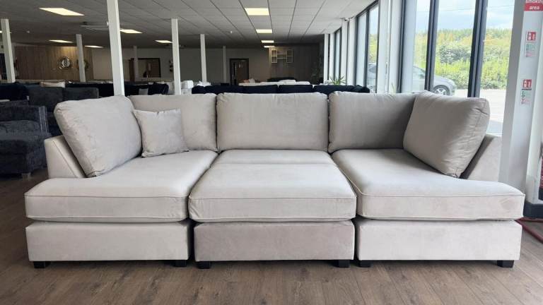 🚛Best Deal❤️DYLAN U-Shape Sofa Set ❤️Jumbo Cord 7 Seater & Corner❤️25% OFF😘COD🚛