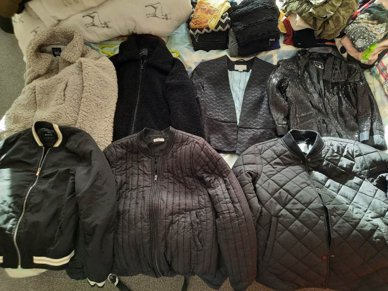 Large Bundle of ladies Clothes - Dresses, Tops, Jackets, Jumpers