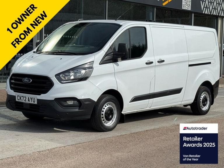  Ford Transit Custom TDCI 130ps 300 Leader L2 Lwb with Ply Lining & Parking Sensors Panel Van Die...