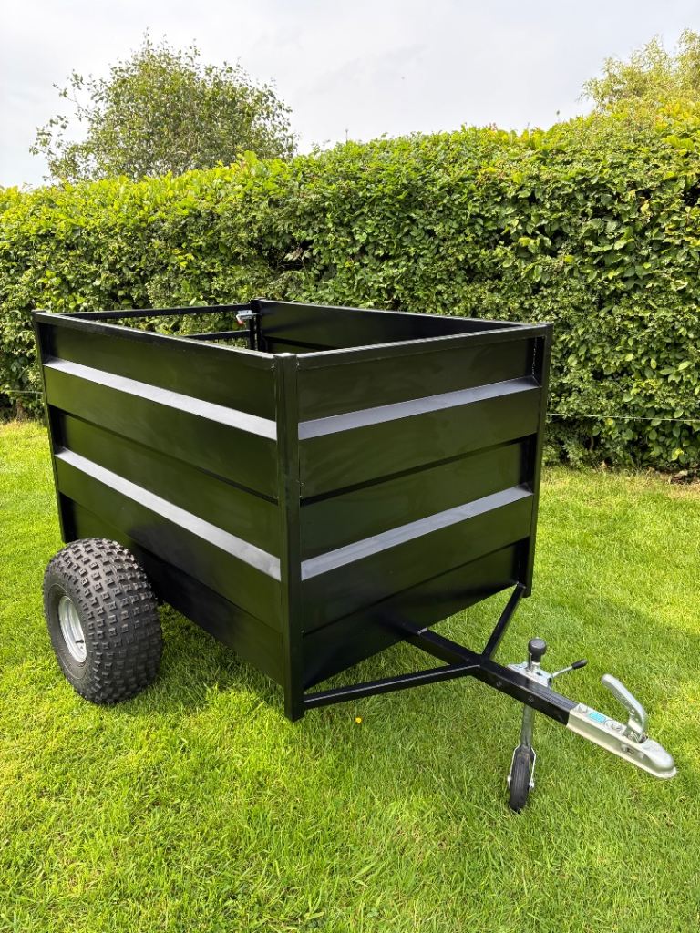 ATV / Quad Sheep Trailer with removable rear mesh door. 