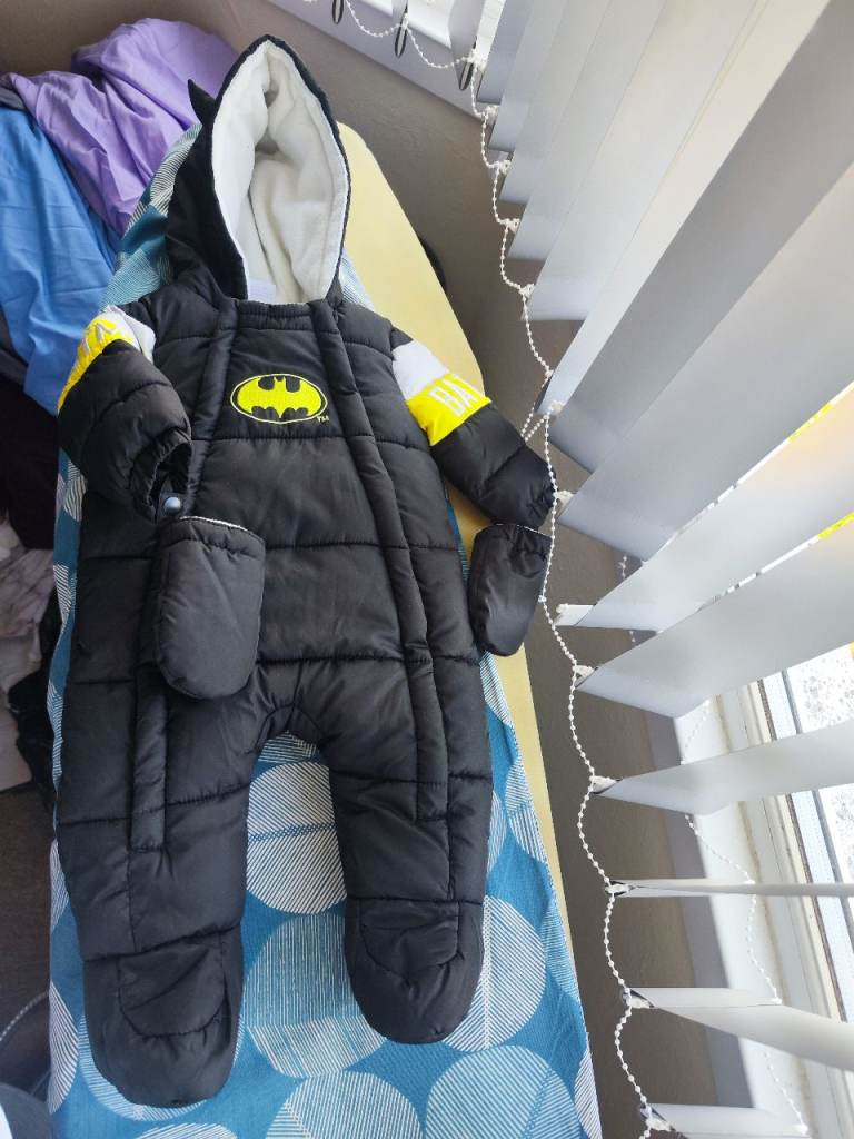 Batman Snowsuit 3-6 months