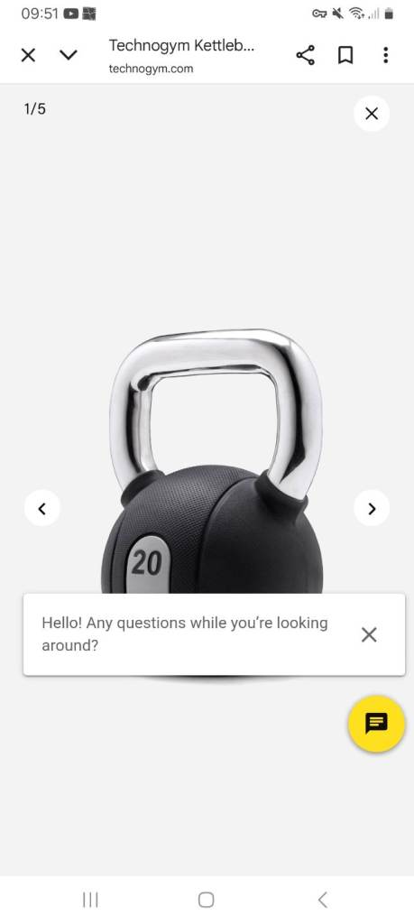 Wanted kettlebells x 2 20kg 