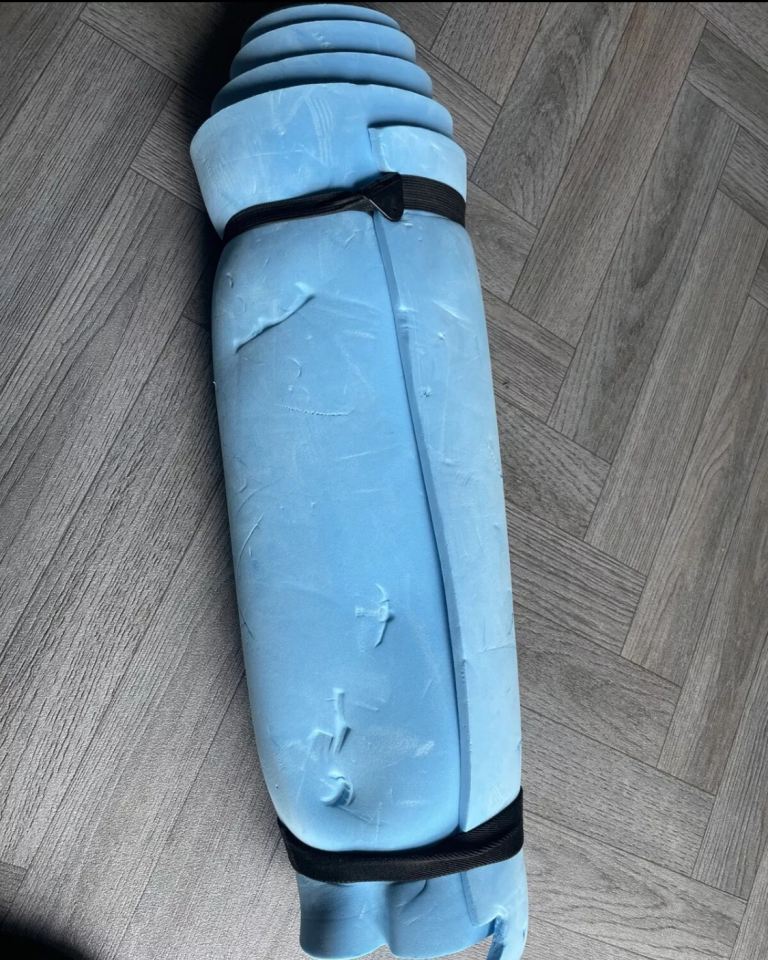 Lakescape Camping Mat Size 180cm X 50cm X 0.8cm  (Approx) Used. Blue