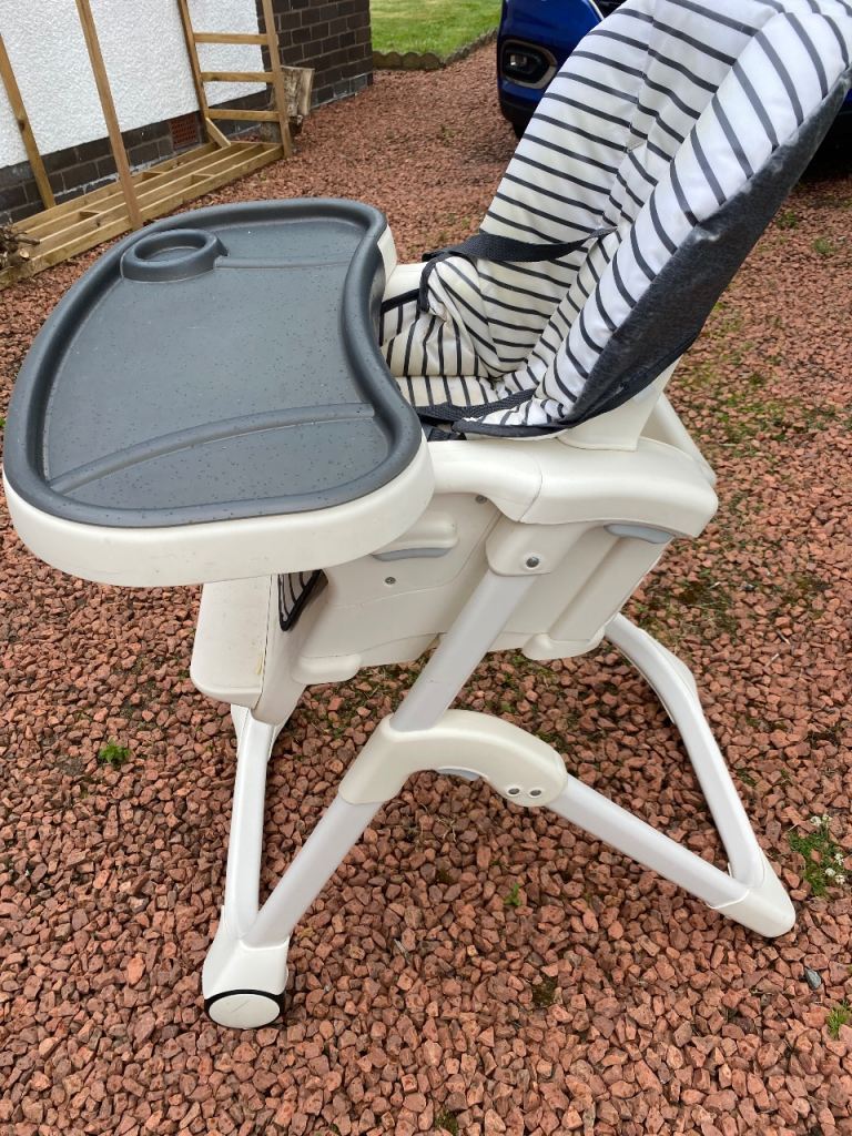 Graco High Chair – Cream and Grey, Good Condition
