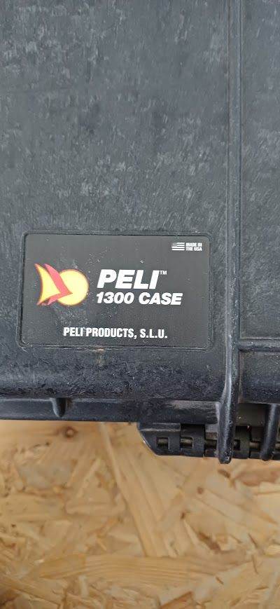 Peli Pelican 1300 Black Case with some internal foam - as per photos