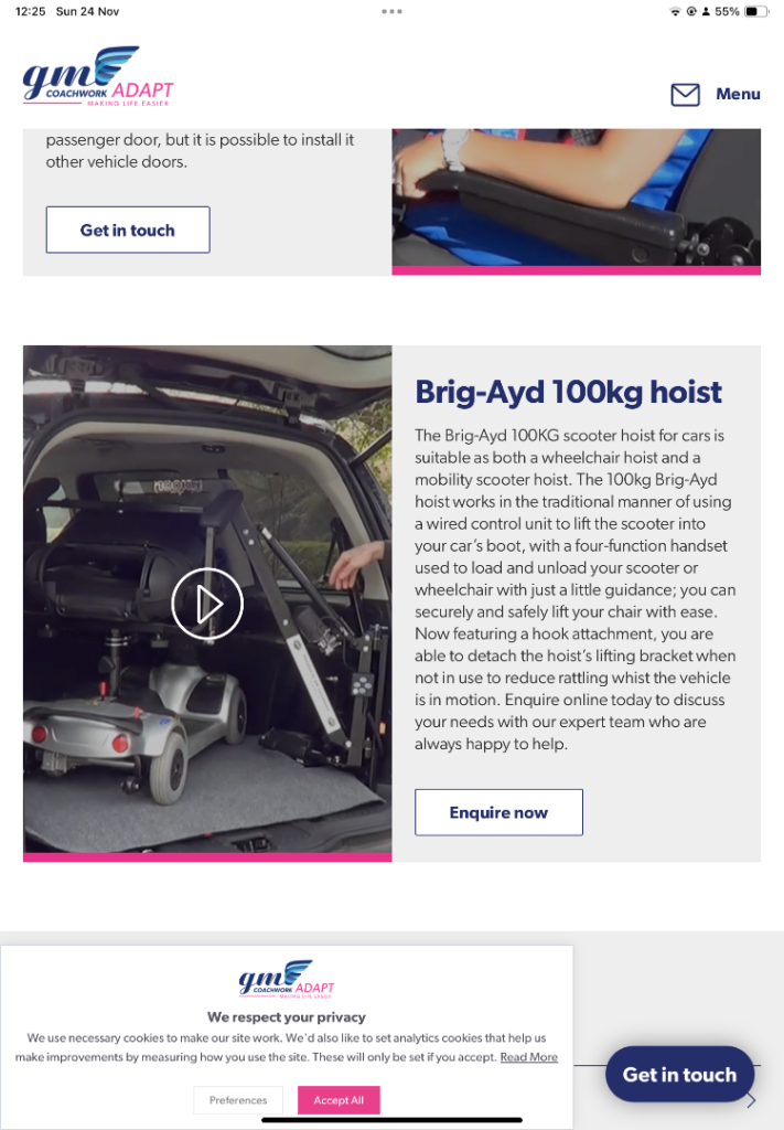 Brig-Ayd 100 KG Hoist