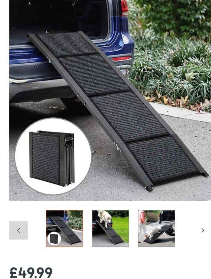 Tieker Pet ladder non slip foldable portable brand new RRP 49.99