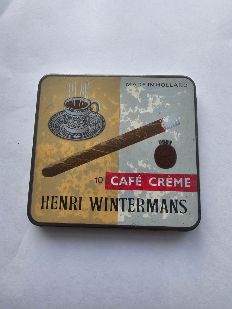 Vintage Henri Wintermans 10 Cafe creme empty box