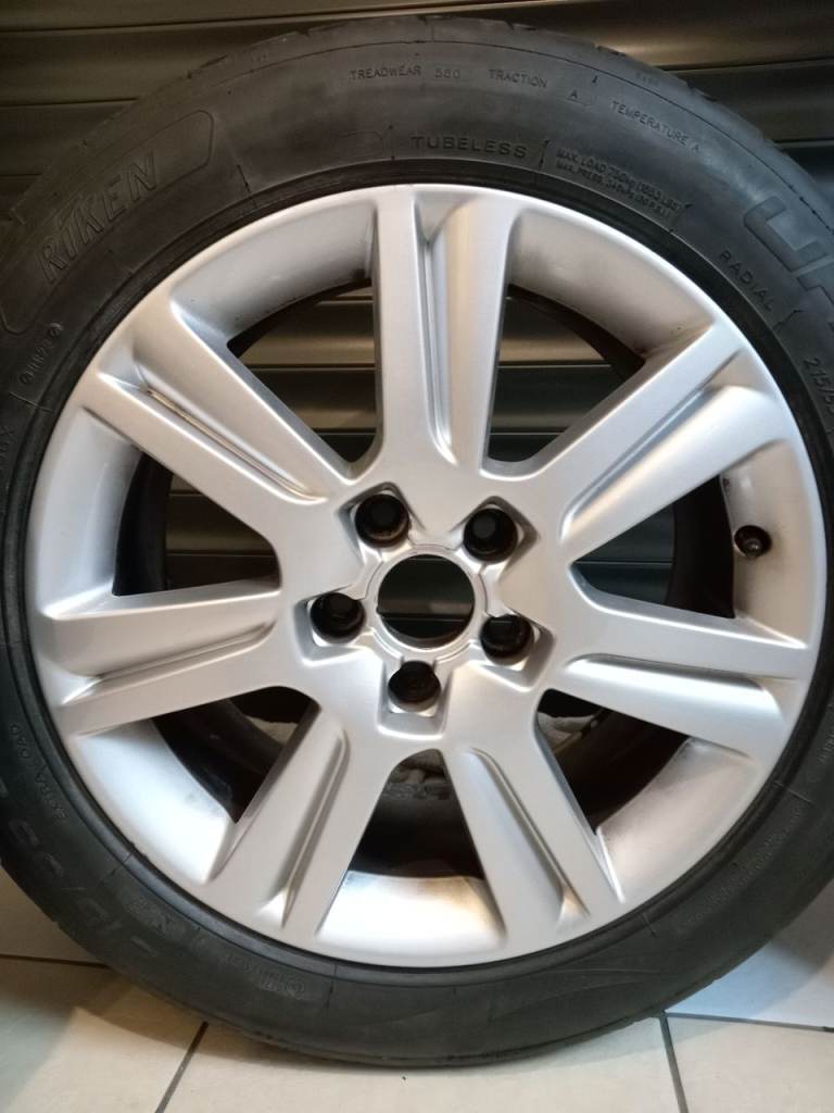 Audi 17 Inch alloy wheels and tyres, excellent condition! 5x112 VW, Caddy 