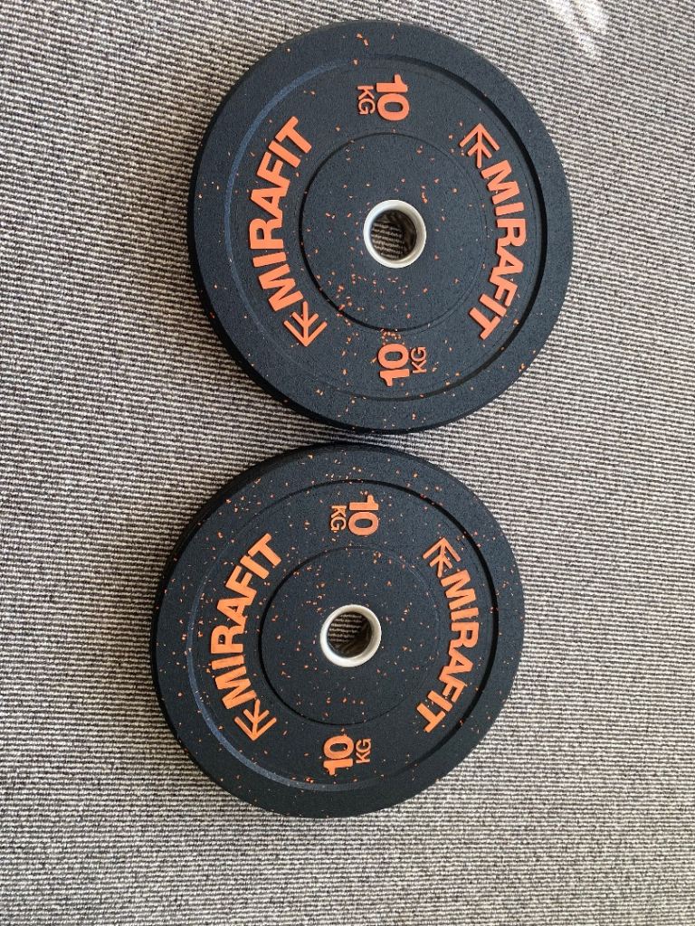 MIRAFIT Crumb Rubber Olympic Bumper plates 