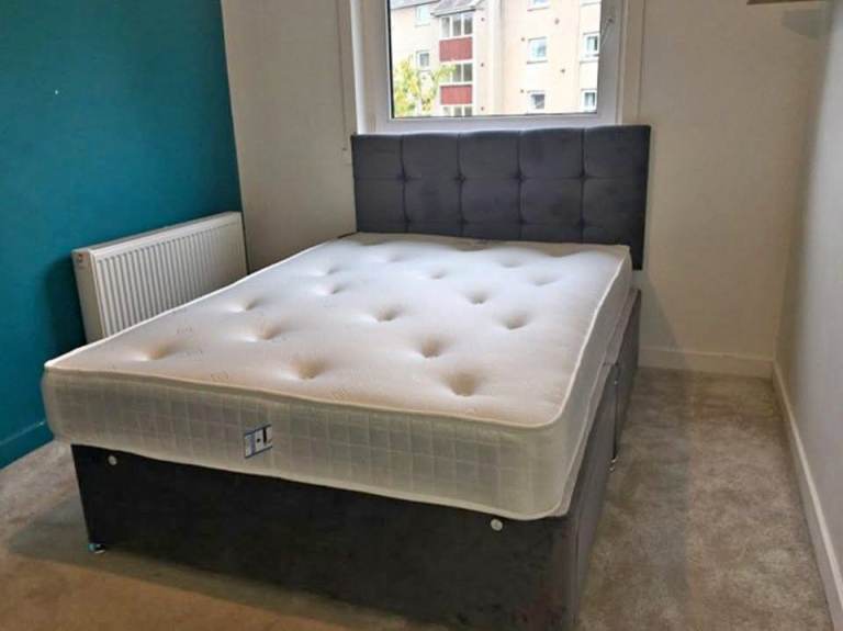 🎅 Xmas Special Divan Bed – Single Bed, Double Bed, King Size Bed with Mattress