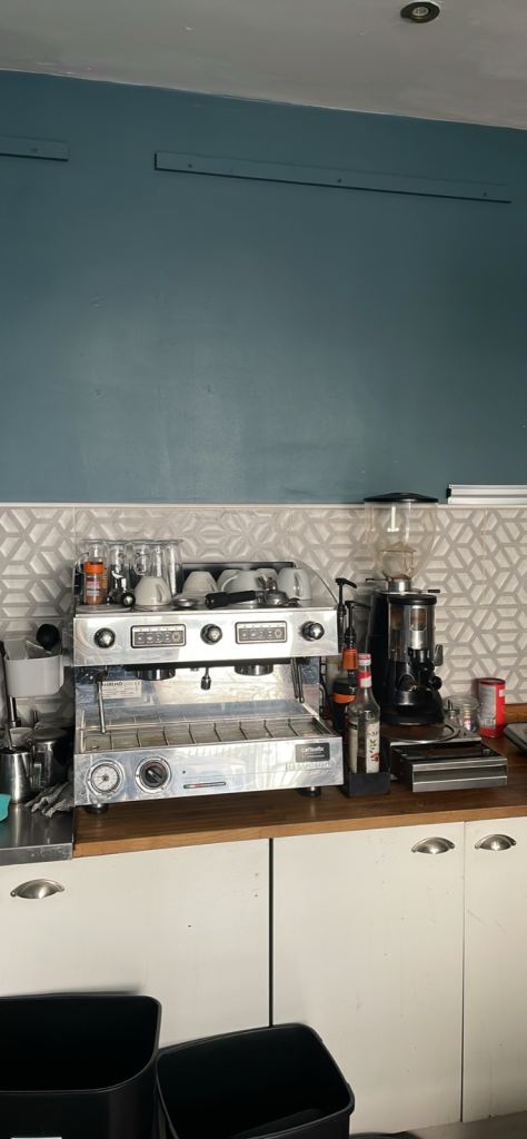 Commercial Coffee machine and coffee bean grinder