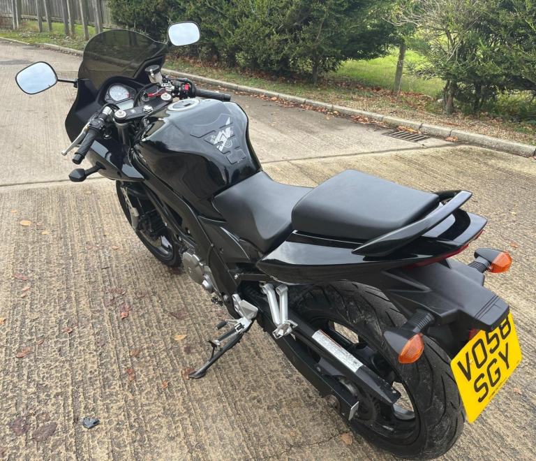 2008 58 SUZUKI SV650S K7 SV 650 21k MILES BLACK SPORTS TOURER CLEAN SV650