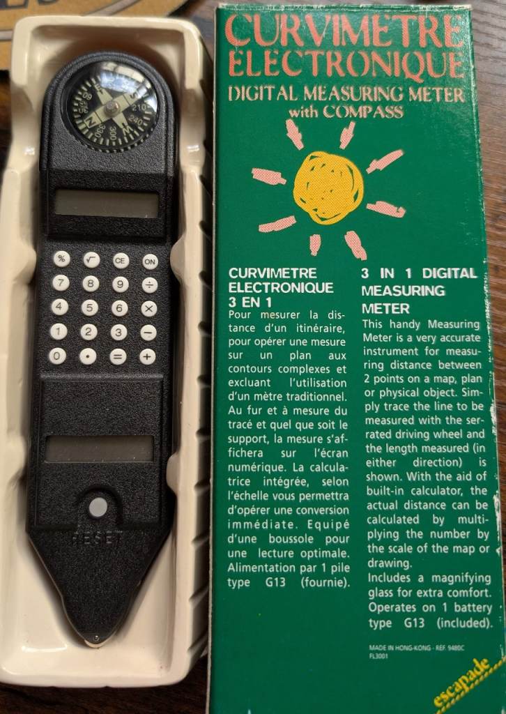 3 in 1 Digital Measuring Meter for Maps with Compass BNIB