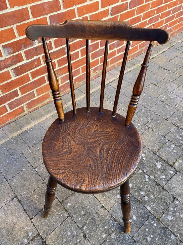 Oak kitchen penny chair