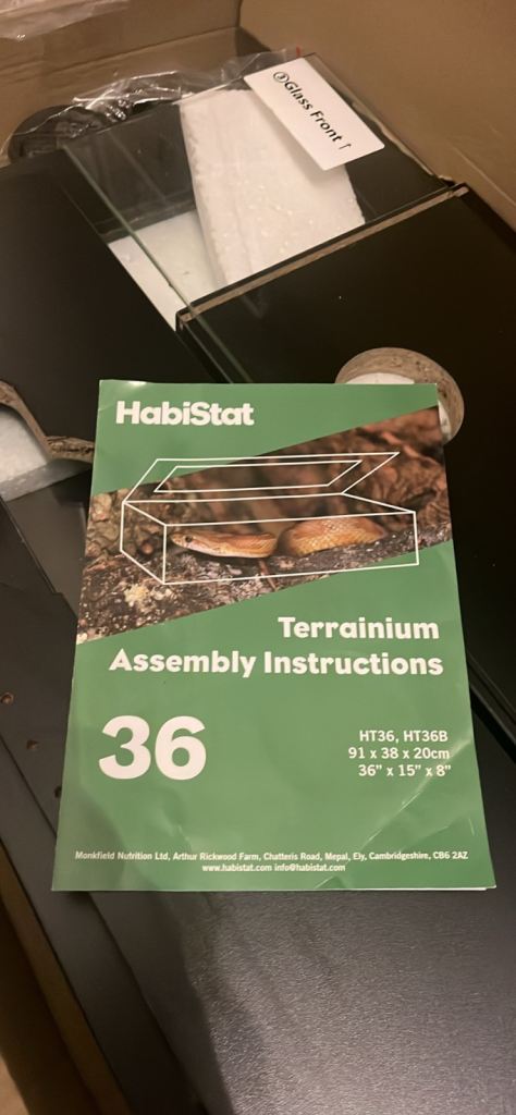 Brand new Habistat terranium