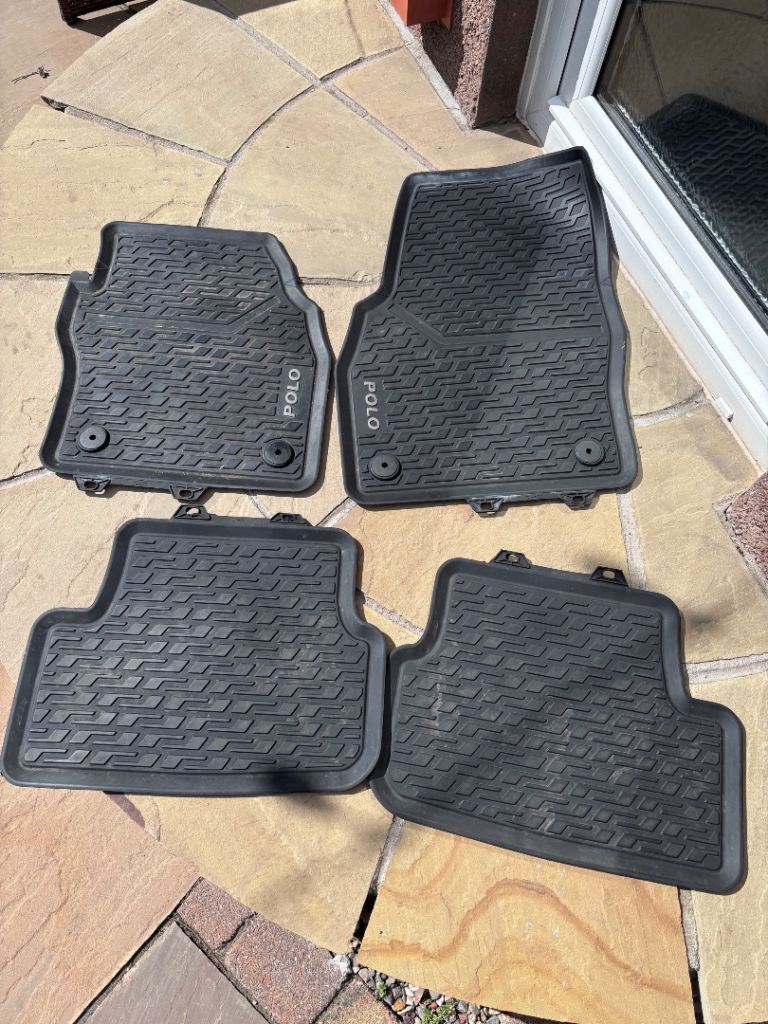 VW Polo Mk 6 car mat set - rubber (2017 - Present)